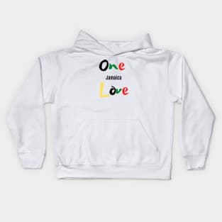 One Love Jamaica (Color) Kids Hoodie